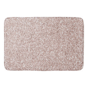Glitzy Blush Pink Glitter         Bath Mat