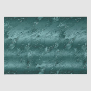 Glitzy Emerald Green Ombre Marble Tissue Paper