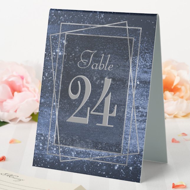 Glitzy Foil | Navy Blue Dark Faux Glitter Sparkle (In SItu (Wedding))