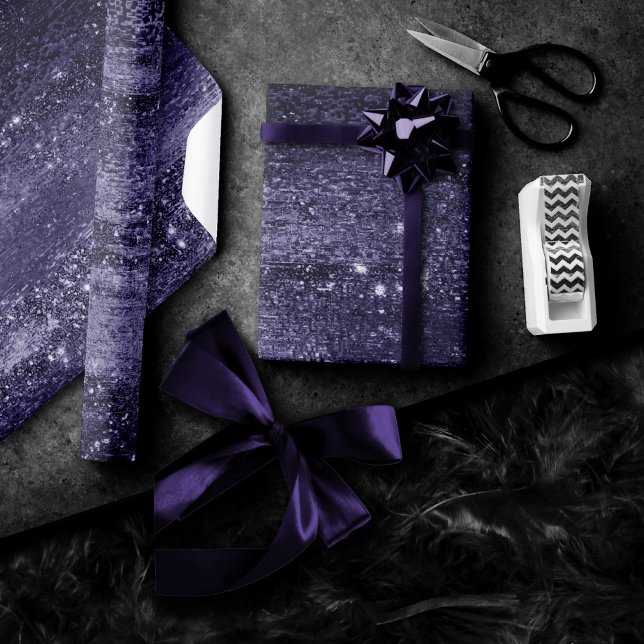 Glitzy Foil | Rose Gold Mauve Pink Blush Faux Glam Wrapping Paper (Creator Uploaded)