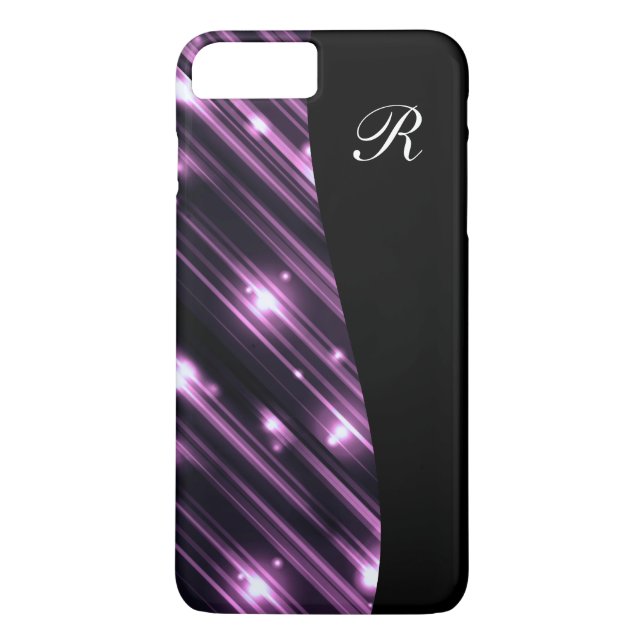 Glitzy Monogram Bling Case-Mate iPhone Case (Back)