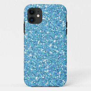 Glitzy Ocean Blue Glitter iPhone 11 Case