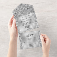 Glitzy Silver Glitter  