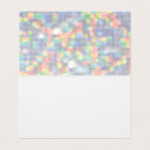 Glitzy Sparkling Business Card