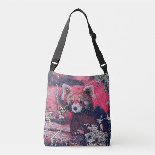 GlitzyAnimal_RedPanda_005 Crossbody Bag