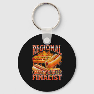 Glizzy Gobbler Funny Wiener Hot Dog Meme Bootleg G Key Ring
