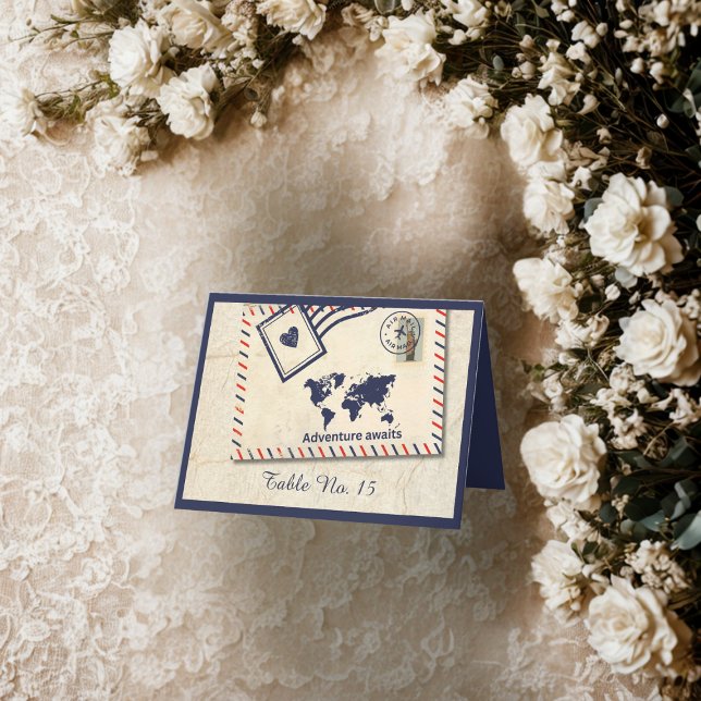 global Adventure Destination Wedding table number (Creator Uploaded)