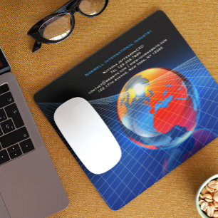 Global Business Globe Mouse Pad Template