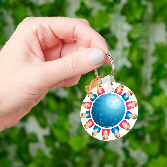 Global Business Men And Women Keychain (Creator Uploaded)