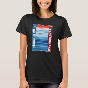 Global Climate Warming Stripes T-Shirt