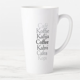 Global Coffee Latte Mug