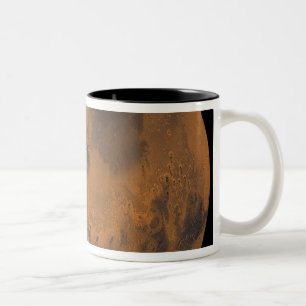 Global Colour View of Mars Two-Tone Coffee Mug