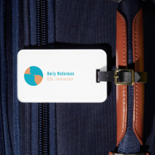 Global Communications Icon Luggage Tag