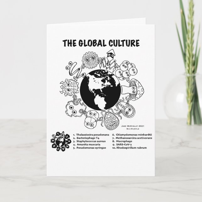 Global Culture Microbiology Folded Card (Front)