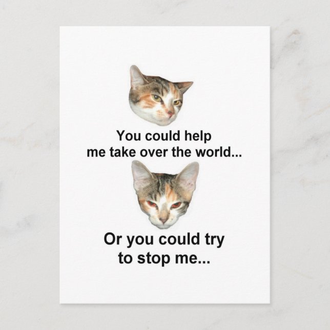 Global Domination Postcard (Front)