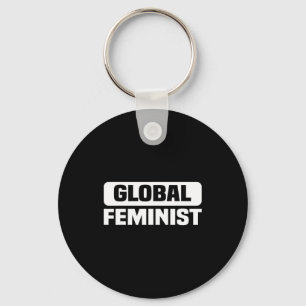 Global Feminist Equality Empowerment For Women Key Ring