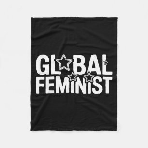 Global Feminist Equality Empowerment Protest Activ Fleece Blanket