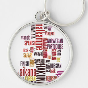 Global Groove: Hakuna Matata in Every Language Key Ring