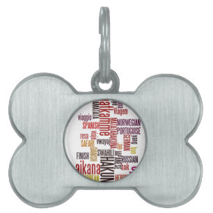 Global Groove: Hakuna Matata in Every Language Pet ID Tag