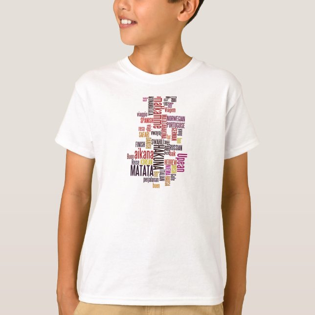 Global Groove: Hakuna Matata in Every Language T-Shirt (Front)