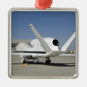 Global Hawk unmanned aircraft Metal Tree Decoration