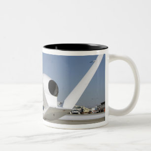 Global Hawk unmanned aircraft Two-Tone Coffee Mug
