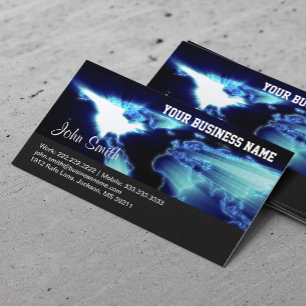 Global Map Industrial  Business Card