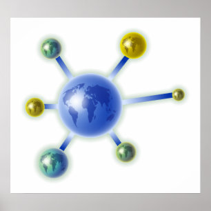 Global Molecule Poster