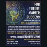 Global Networking, Speed Networking Event Advert Flyer<br><div class="desc">Global Networking,  Speed Networking Event Advertising Flyer by The Business Card Store.</div>