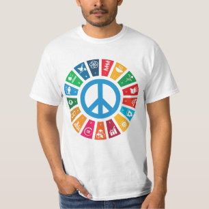Global Peace Sustainability Goals Inspirational T-Shirt