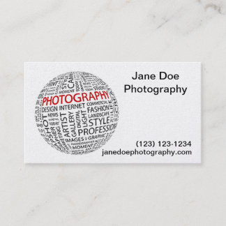 Global Photography Business Card