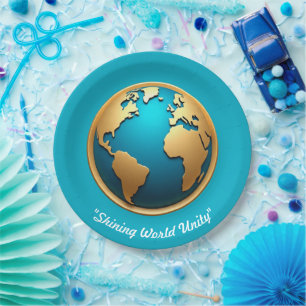"Global Prestige Glow" Paper Plate