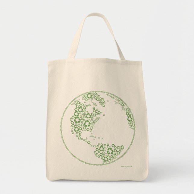 Global Recycle Organic Tote bag (Front)