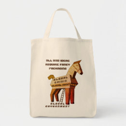 Global Reset grocery tote Bag