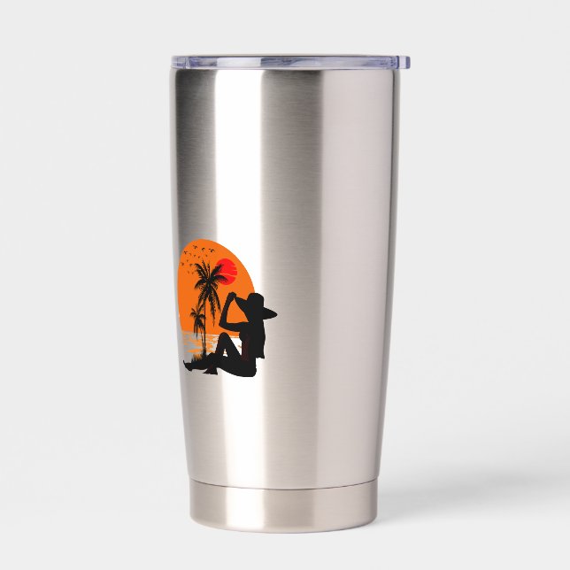 Global Tourism Resilience Day Insulated Tumbler (Left)