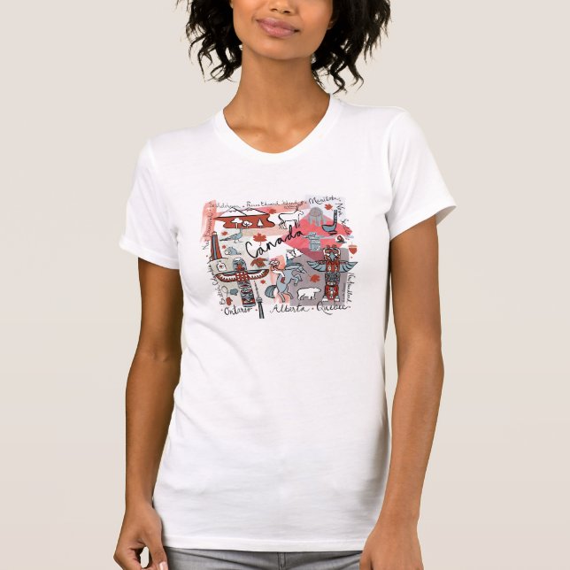Global Travel - Canada T-Shirt (Front)
