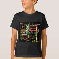 Global Travel Language Collage tees and t-shirts