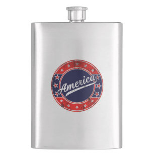 Global Traveller - America USA Flask