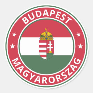 Global Traveller - Budapest, Magyarország   Hungar Classic Round Sticker