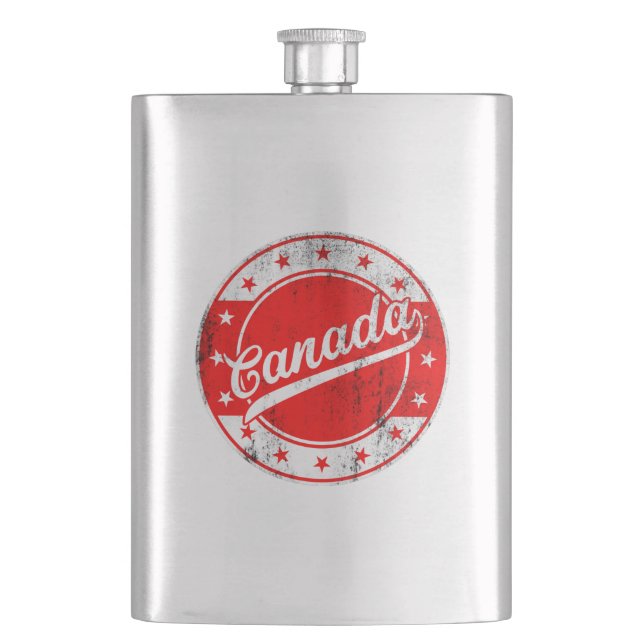 Global Traveller - Canada Flask (Front)