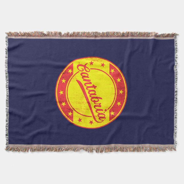 Global Traveller - Cantabria, Spain Throw Blanket (Front)