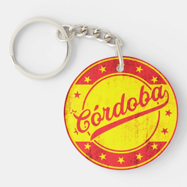Global Traveller - Cordoba, Spain Key Ring (Front)