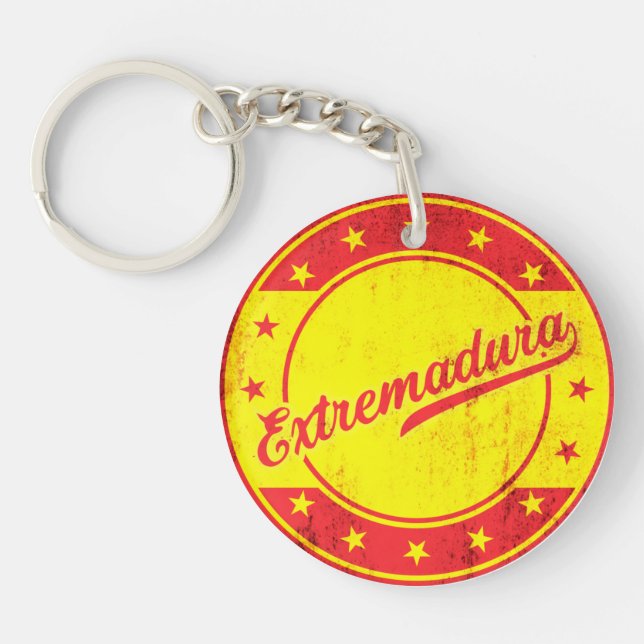 Global Traveller - Extremadura, Spain Key Ring (Front)