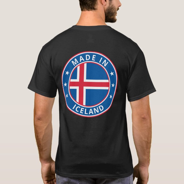 Global Traveller - Made In Iceland (Edit) T-Shirt (Back)
