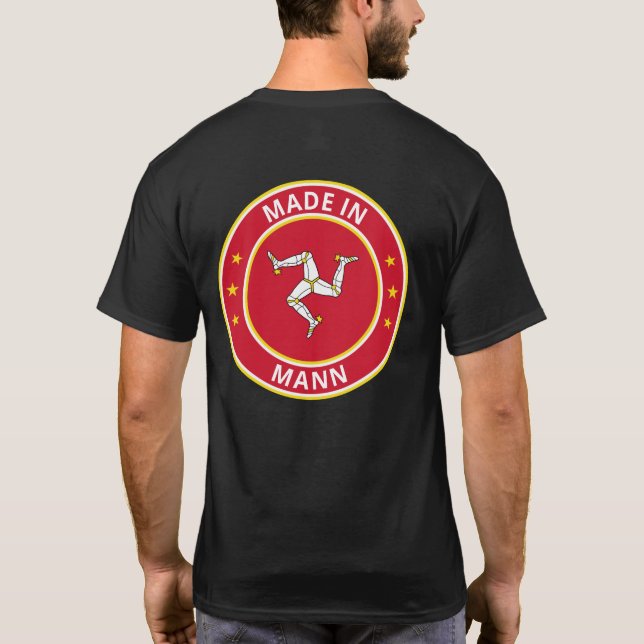 Global Traveller - Made In Mann (Edit) T-Shirt (Back)