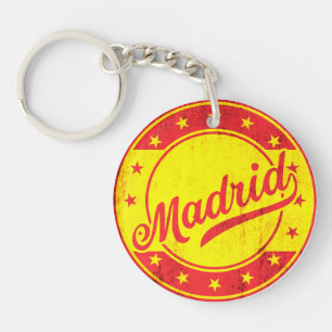 Global Traveller - Madrid, Spain Key Ring