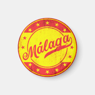 Global Traveller - Malaga, Spain Magnet