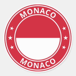 Global Traveller - Monaco Classic Round Sticker