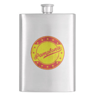 Global Traveller - Pamplona, Spain Hip Flask