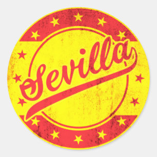 Global Traveller - Sevilla, Spain Classic Round Sticker